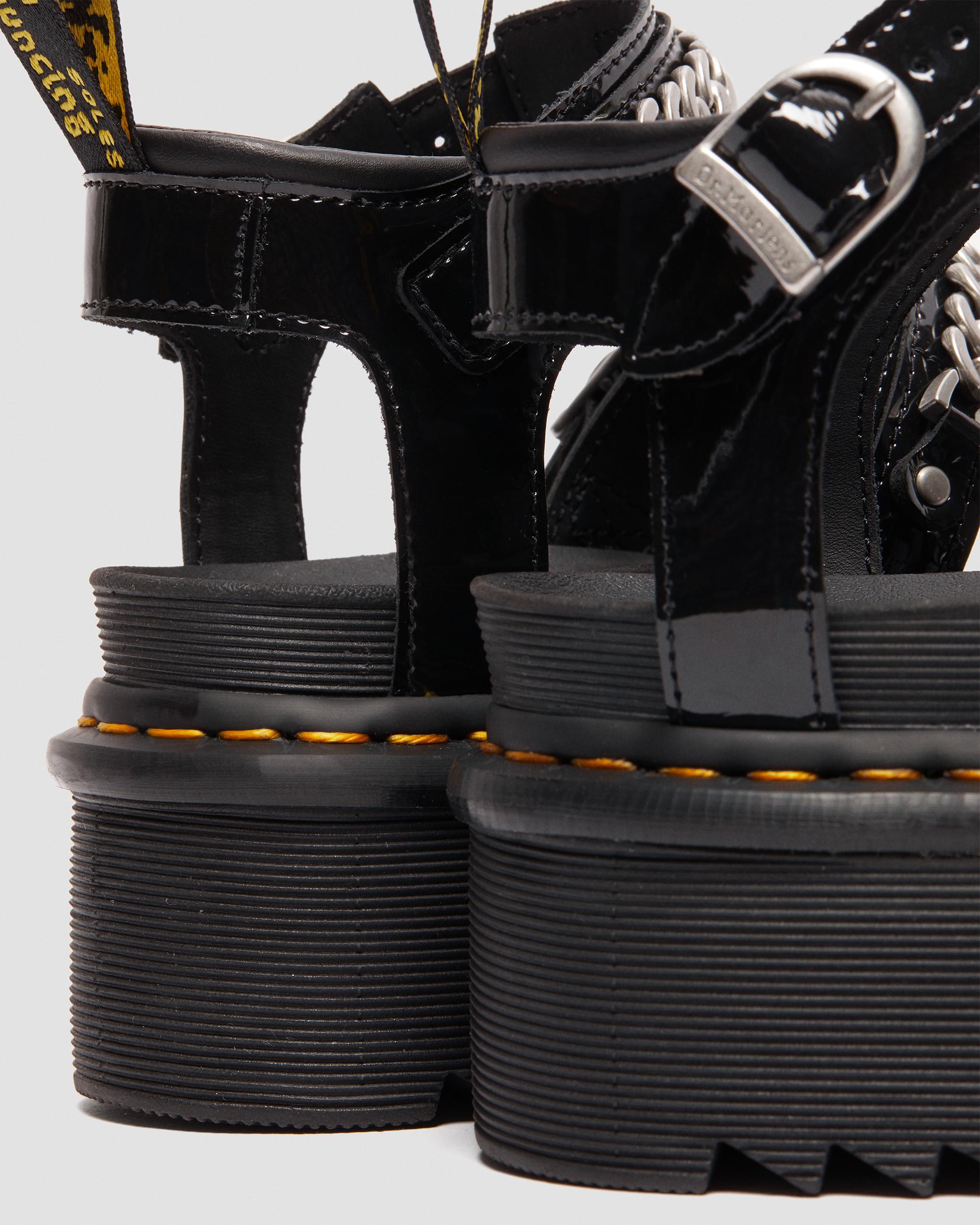 Blaire Ii Quad Patent Platform Sandals in BLACK | Dr. Martens™