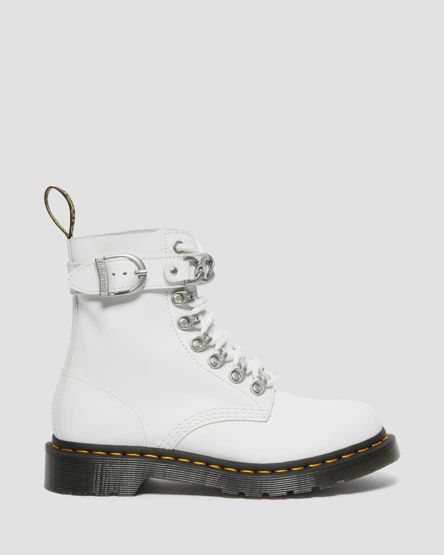 1460 Pascal Women's Chain Leather Lace Up Boots1460 Pascal Women's Chain Leather Lace Up Boots Dr. Martens
