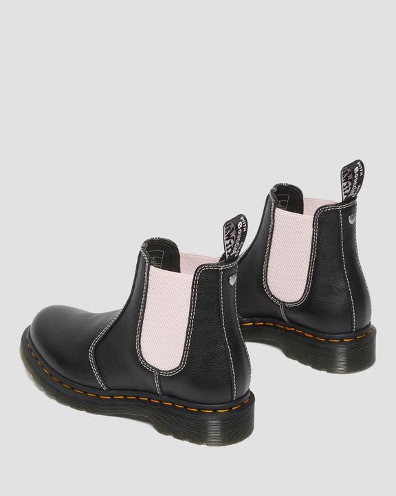 2976 W2976 Women's Contrast Leather Chelsea Boots Dr. Martens
