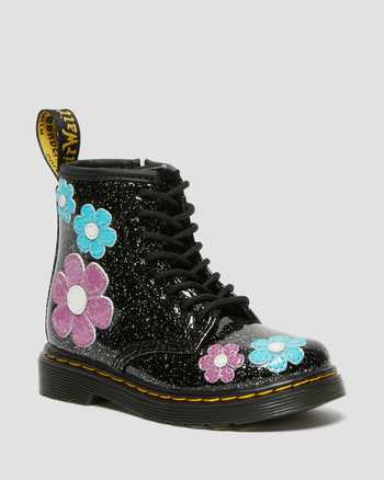 Toddler 1460 Glitter Patent Leather Lace Up Boots