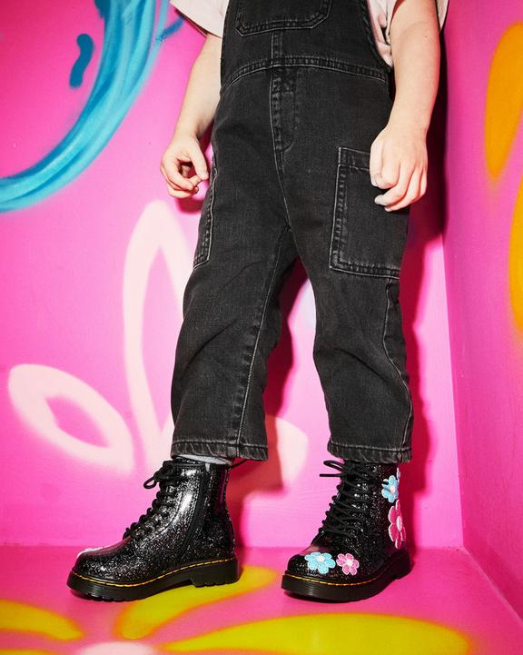 Toddler 1460 Glitter Patent Leather Lace Up BootsToddler 1460 Glitter Patent Leather Lace Up Boots Dr. Martens