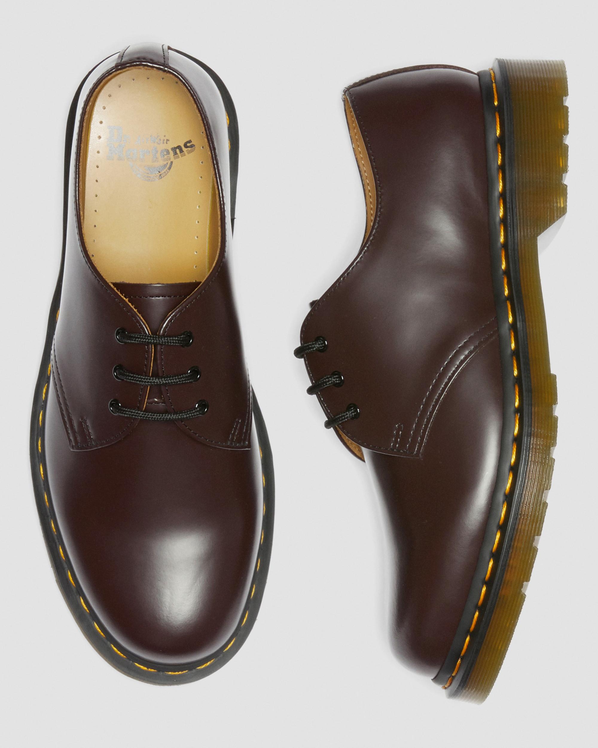 1461 Smooth Leather Oxford Shoes in BURGUNDY | Dr. Martens™
