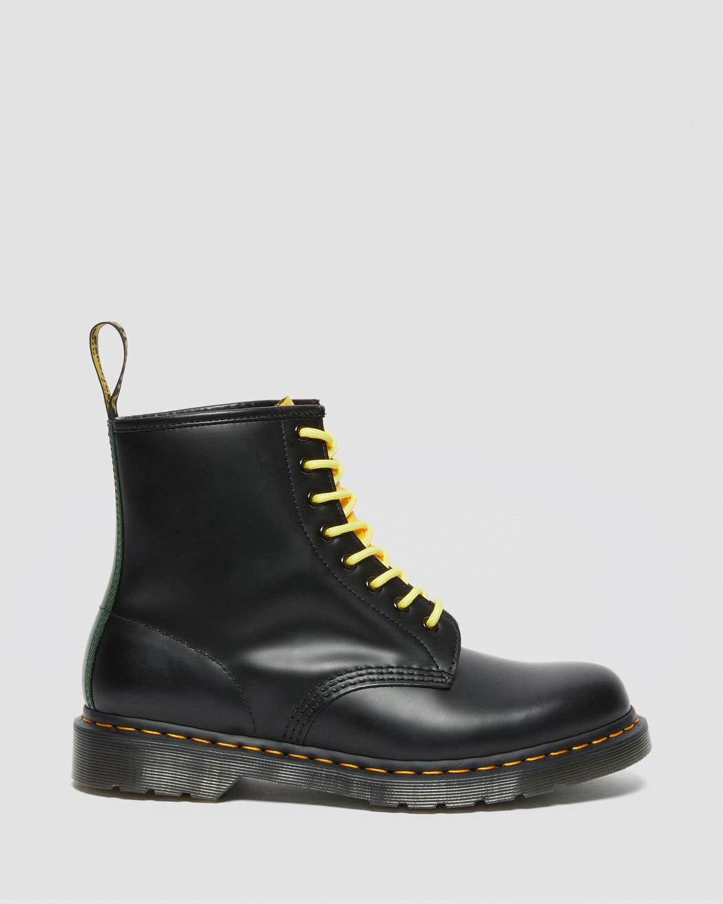 1460 Contrast Smooth Leather Lace Up Boots | Dr. Martens