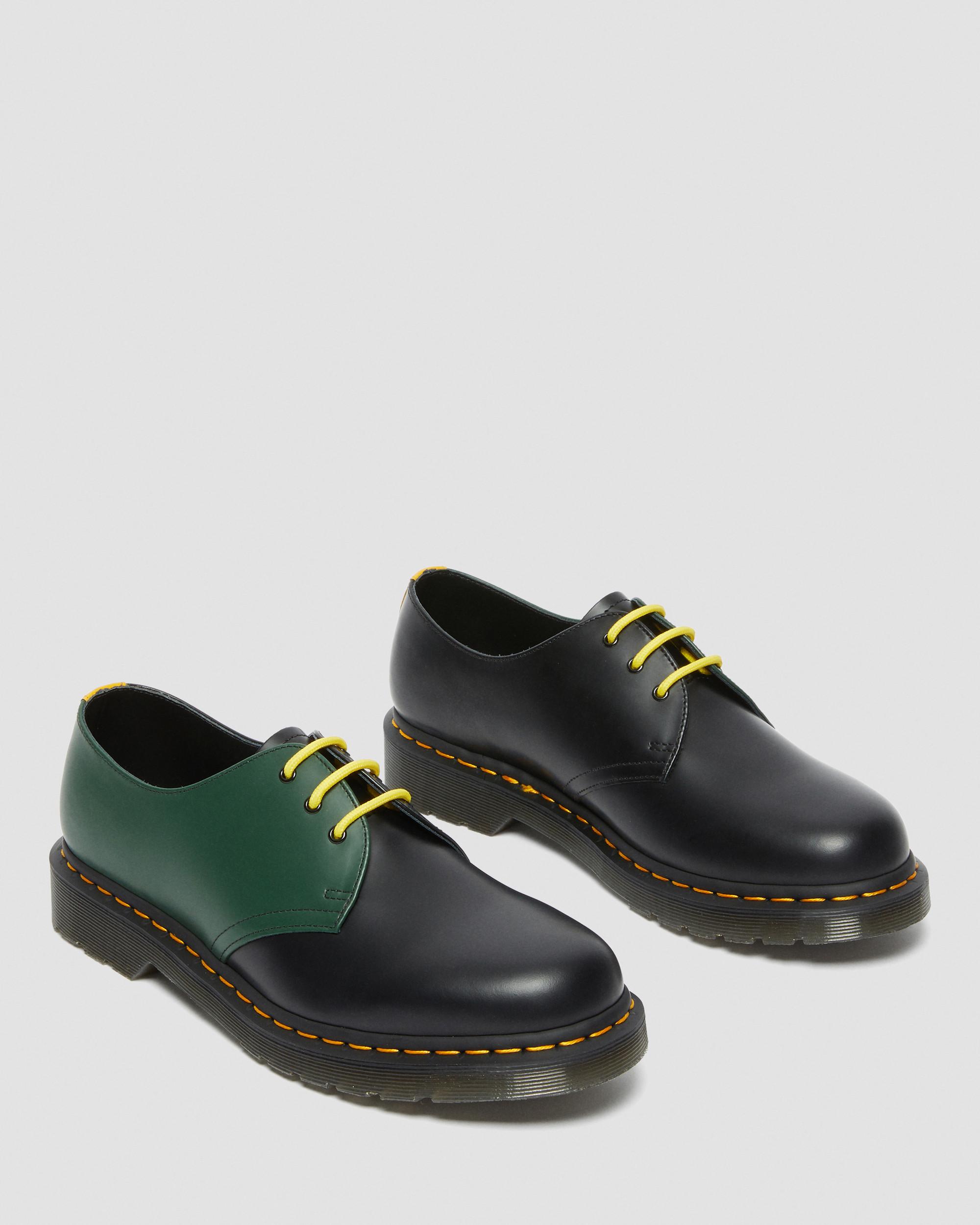 DR MARTENS 1461 Contrast Smooth Leather Oxford Shoes