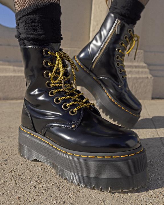 Vegan Jadon Boot Max Platforms in Black | Dr. Martens Vegan Jadon Boot Max Platforms in Black | Dr. Martens