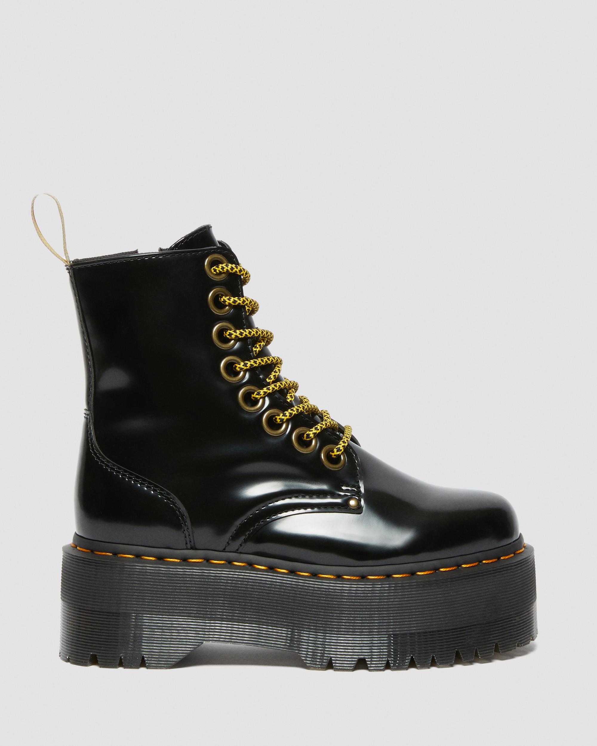 Vegan Jadon Boot Max Platforms in BLACK | Dr. Martens™
