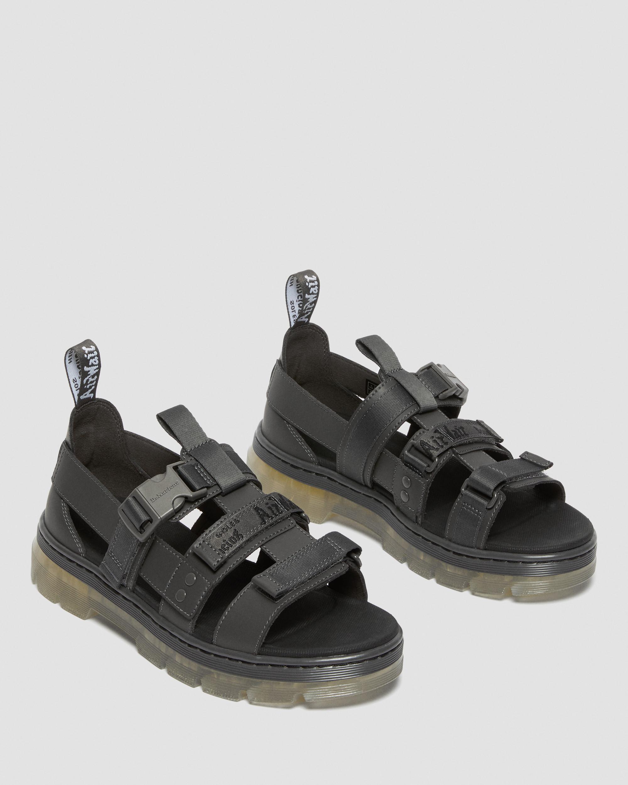 Pearson Iced Casual Sandals in GUNMETAL | Dr. Martens™