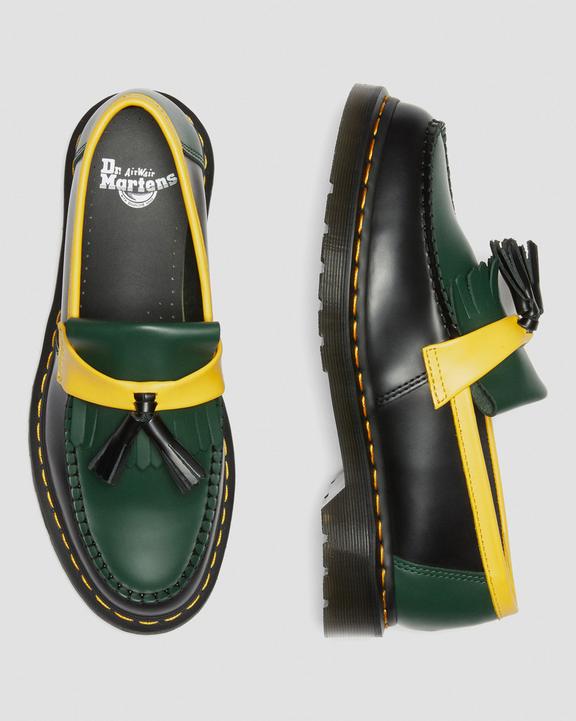 Adrian Contrast Smooth Leather Tassel LoafersAdrian Contrast Smooth Leather Tassel Loafers Dr. Martens