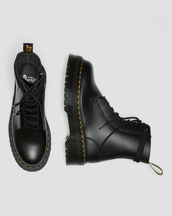 Jarrick Smooth Leather Platform Boots in Black | Dr. Martens Jarrick Smooth Leather Platform Boots in Black | Dr. Martens