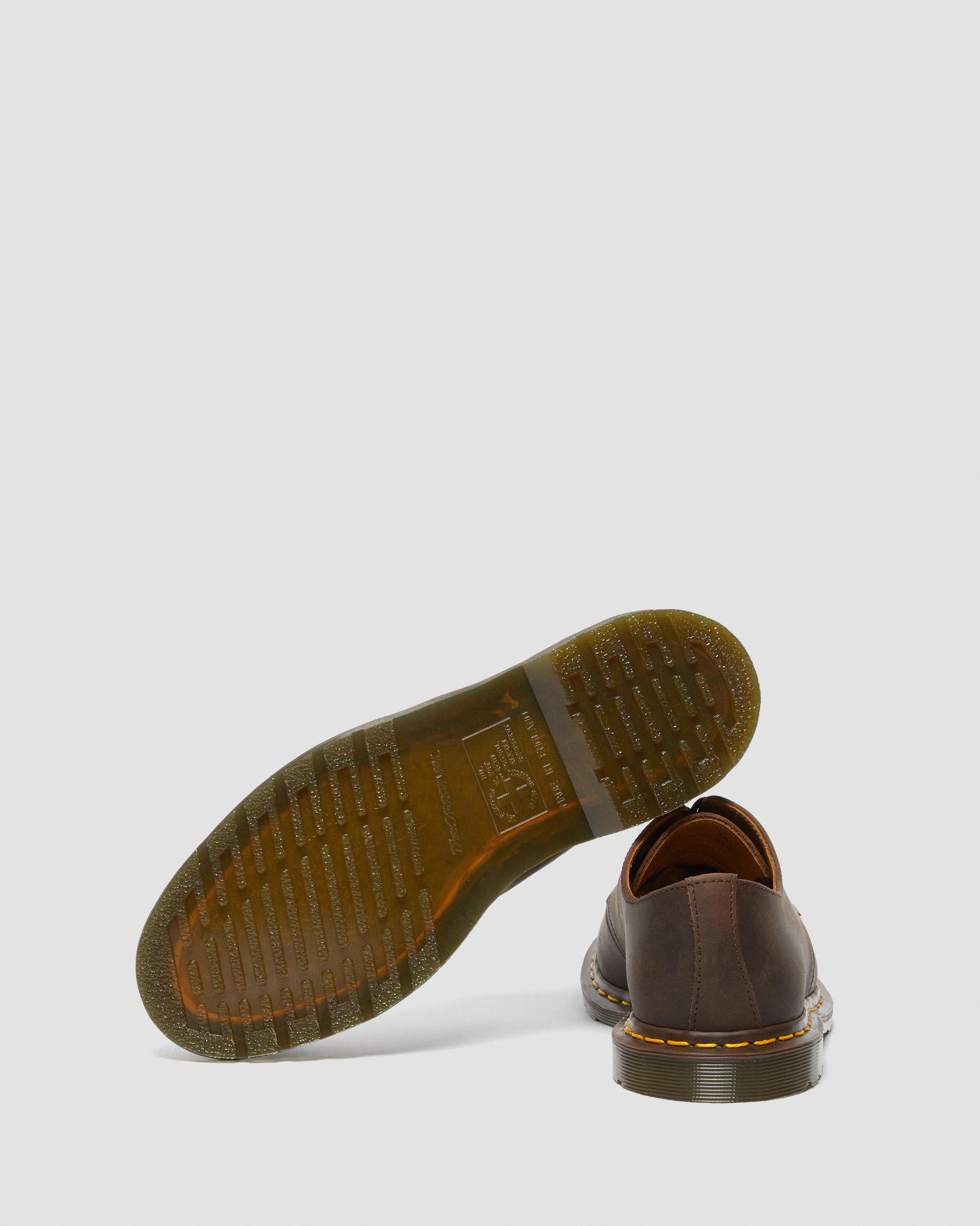 Archie II JJJJound Crazy Horse Leather Lace Up Shoes in DARK BROWN