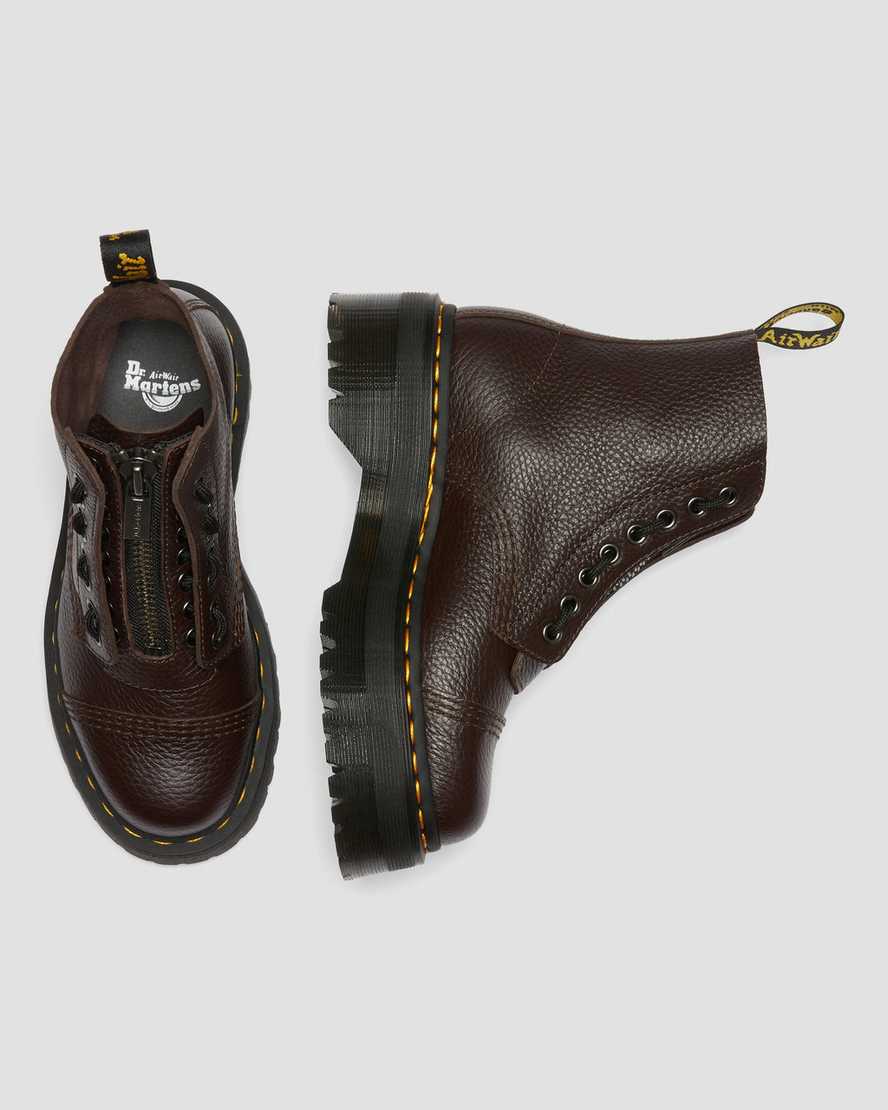 Sinclair Milled Nappa plattformskängor i läderSinclair Milled Nappa plattformskängor i läder | Dr Martens
