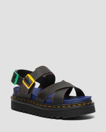 Voss II Colorblock Hydro Leather Strap Sandals