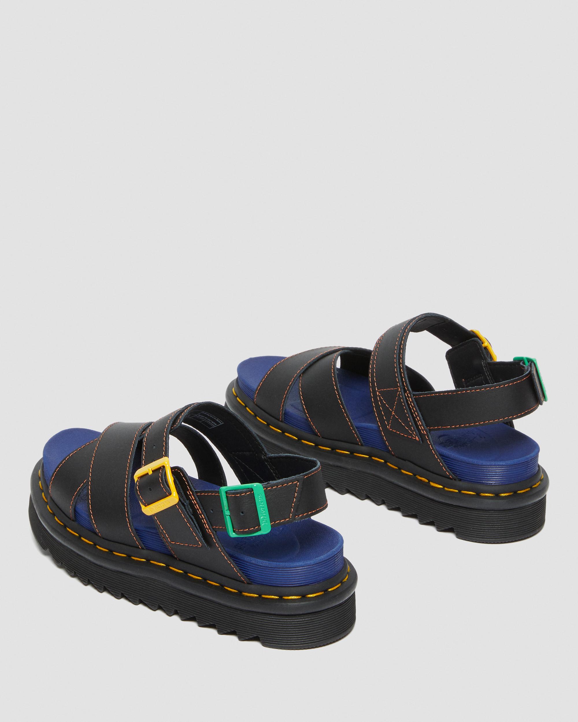 Voss II Colorblock Hydro Leather Strap Sandals | Dr. Martens