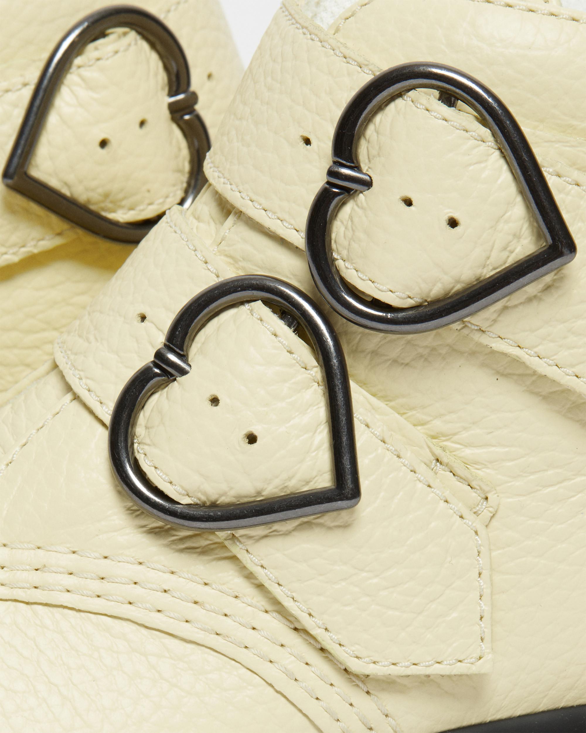 Stivali platform di pelle Devon Heart