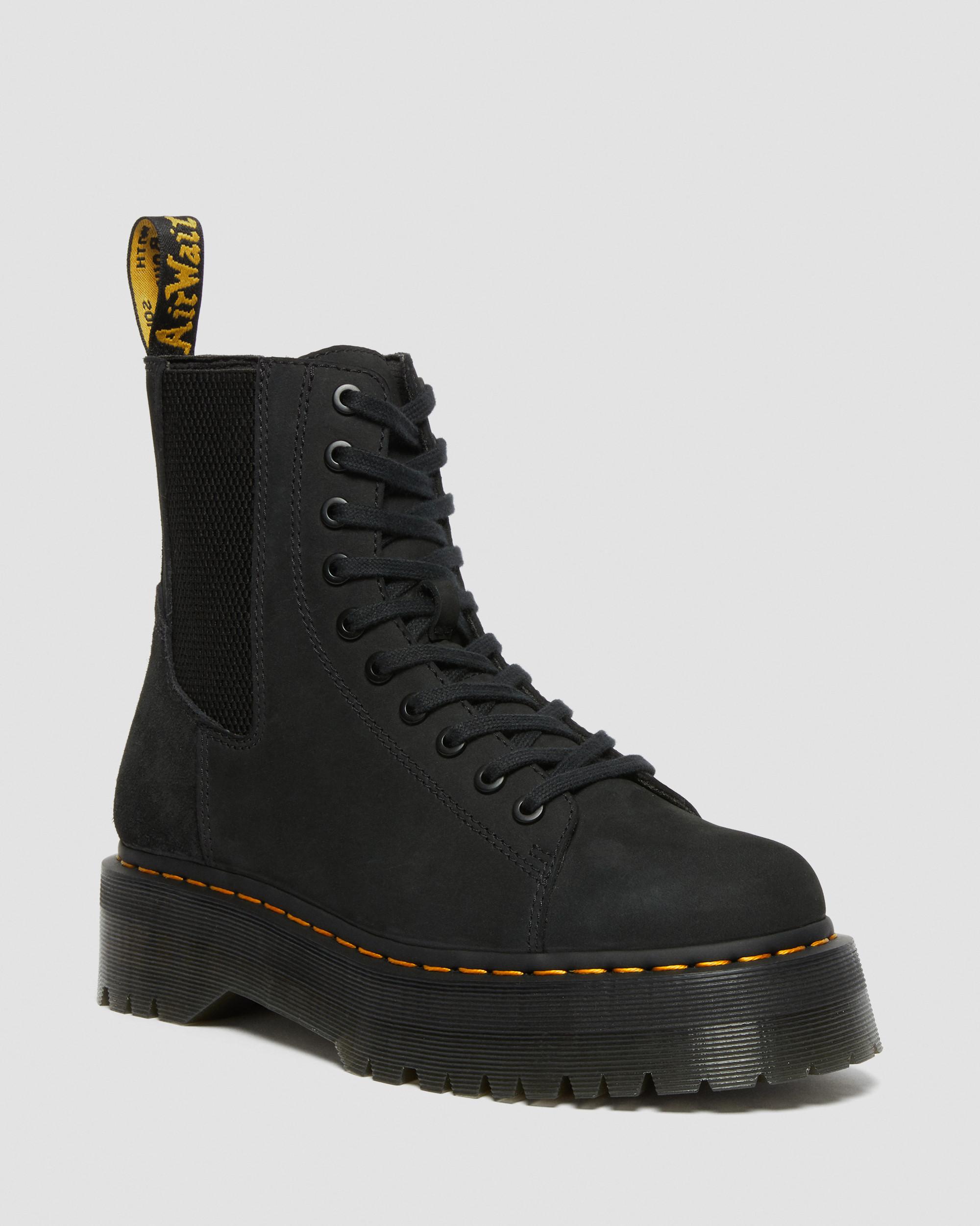 フユ】Dr.Martens JADON UK5 Jadon Smooth Leather Platform Boots in