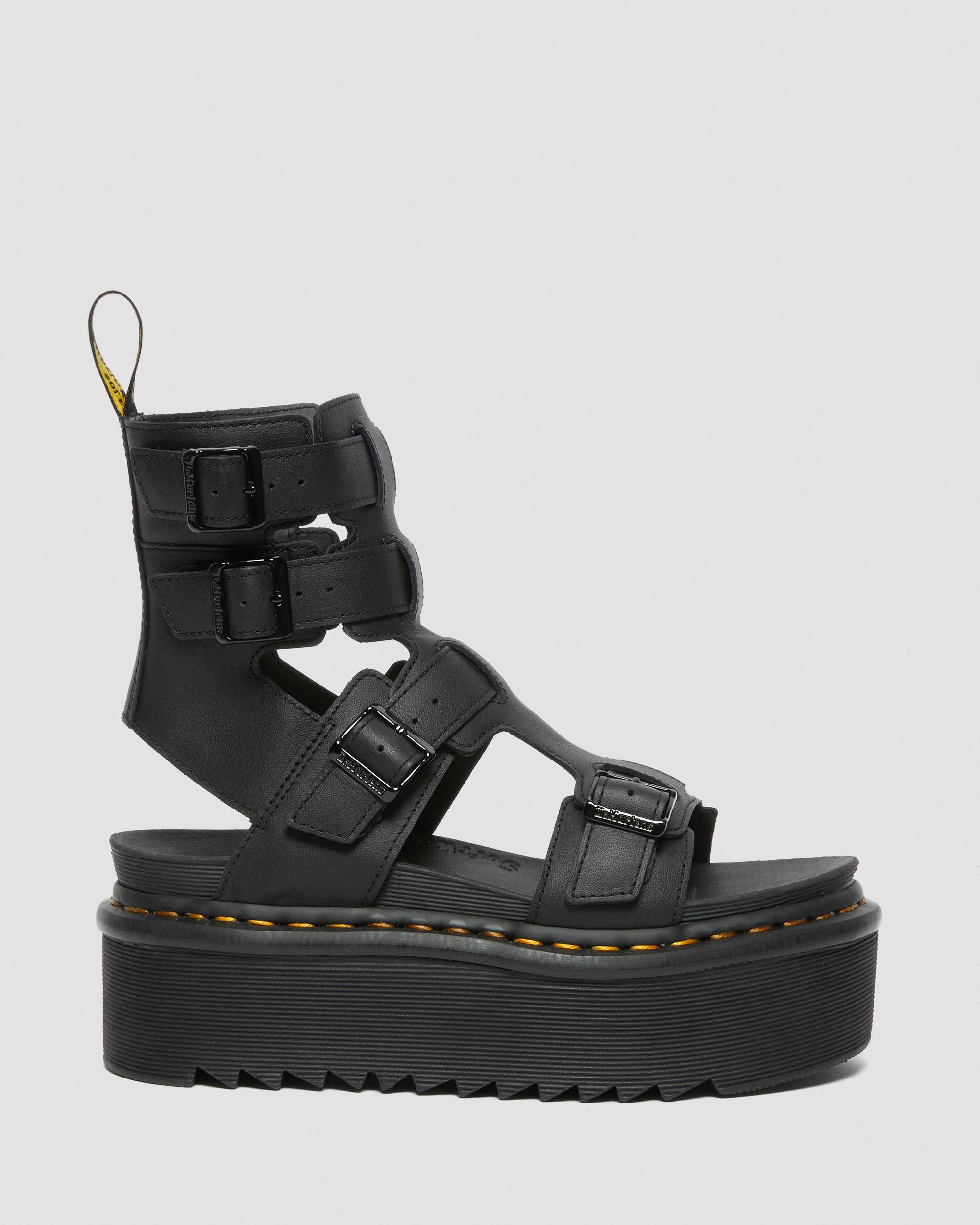 Giavanna Leather Platform Gladiator Sandals | Dr. Martens