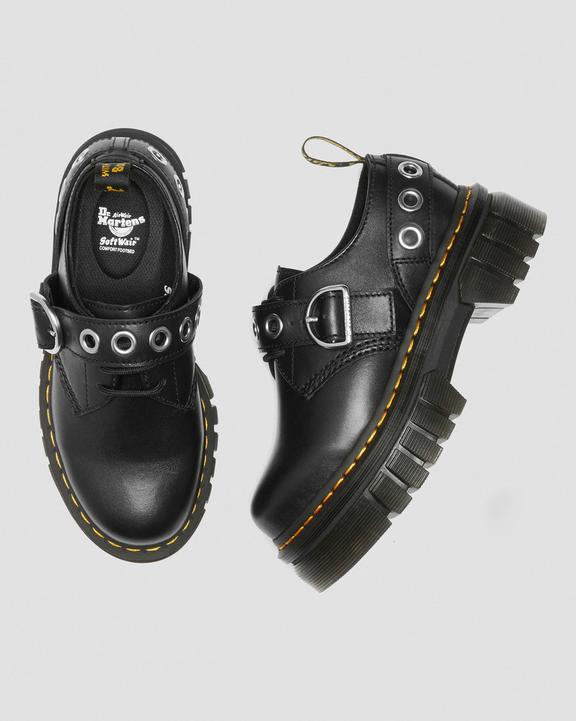 AUDRICK 3IS HDWAudrick Hardware Leather Platform Shoes Dr. Martens