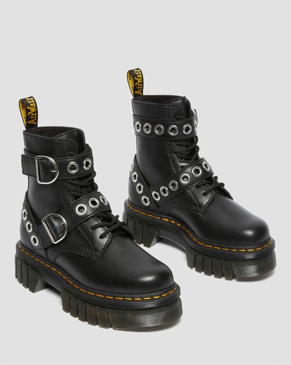 Audrick Hardware plattformskängor i läderAudrick Hardware plattformskängor i läder Dr. Martens