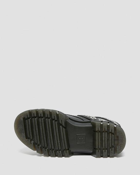 Audrick Hardware Leather Platform Boots in Black | Dr. Martens Audrick Hardware Leather Platform Boots in Black | Dr. Martens