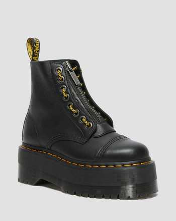 Sinclair Max Pisa Leather Platform Boots