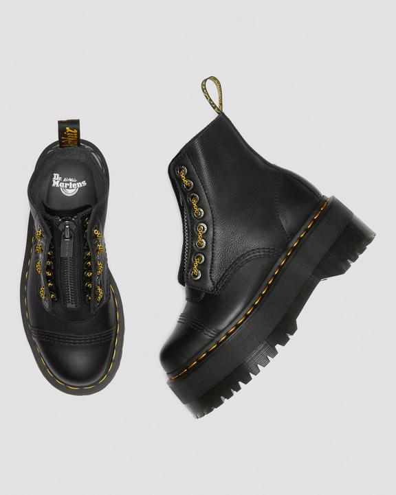 DR MARTENS Sinclair Max Pisa Leather Platform Boots