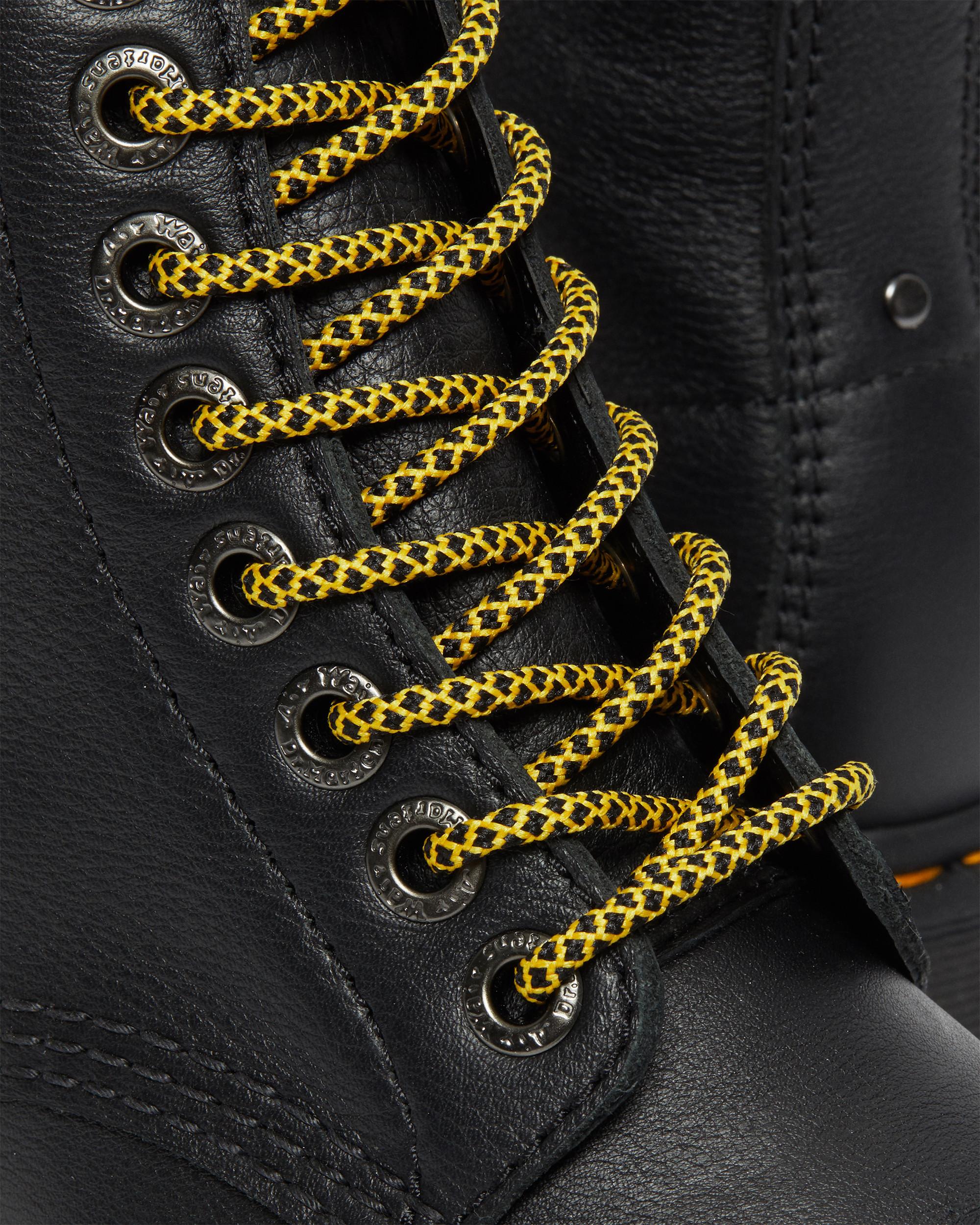 Sinclair Max Pisa Leather Platform Boots, Black | Dr. Martens