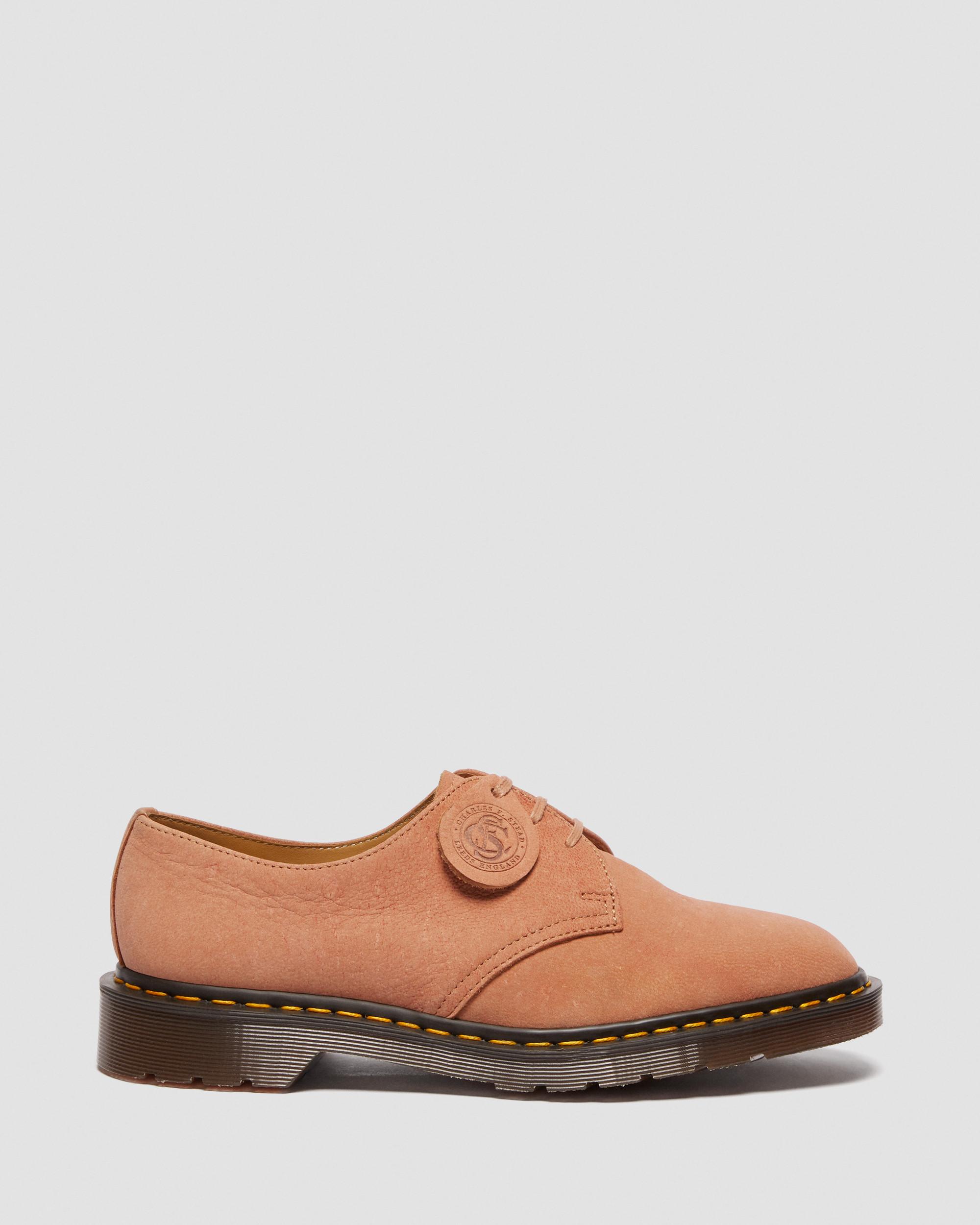 1461 Made in England Nubuck Leather Shoes in Pink | Dr. Martens