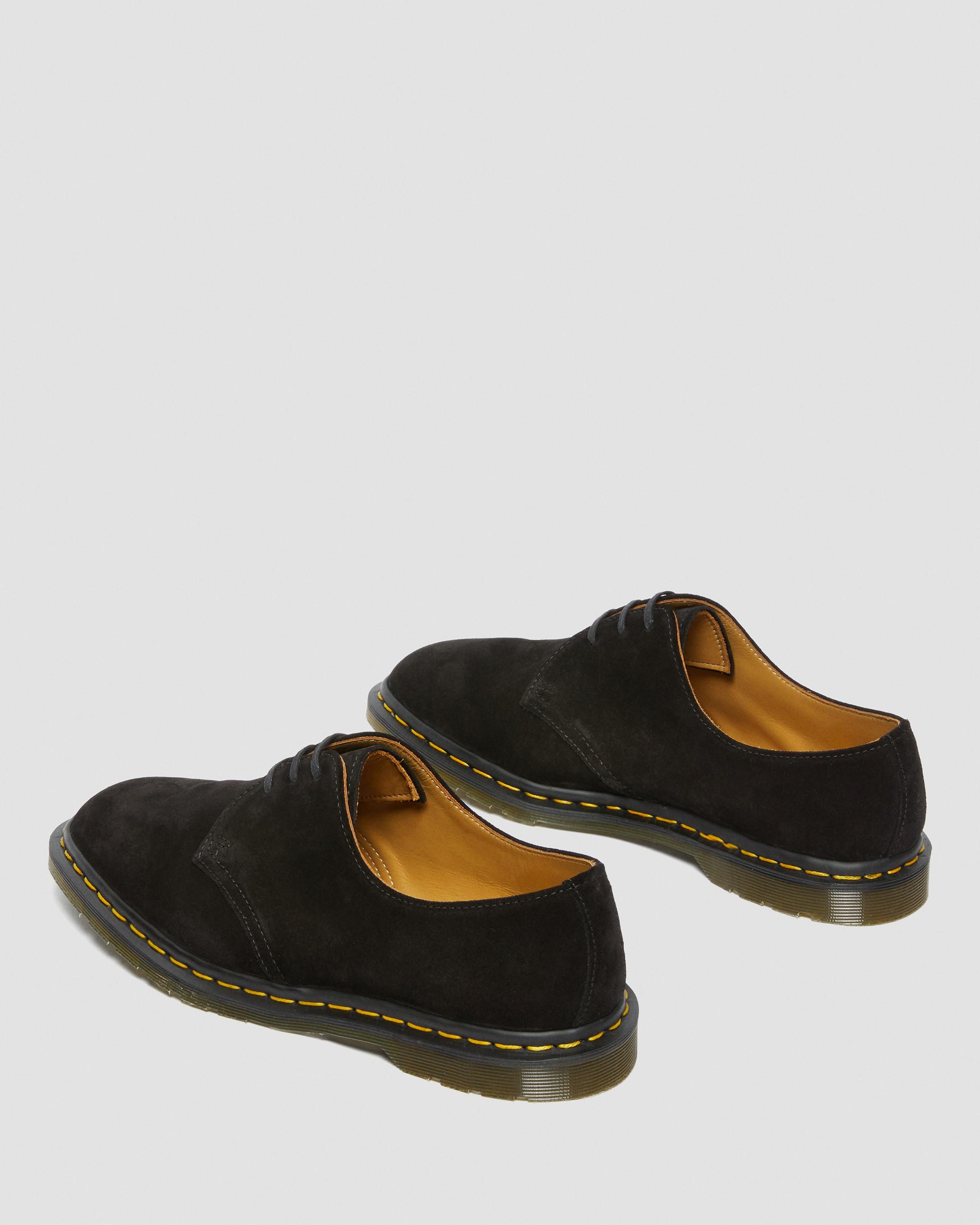 Archie II Made in England Suede Oxford Shoes in BLACK | Dr. Martens™