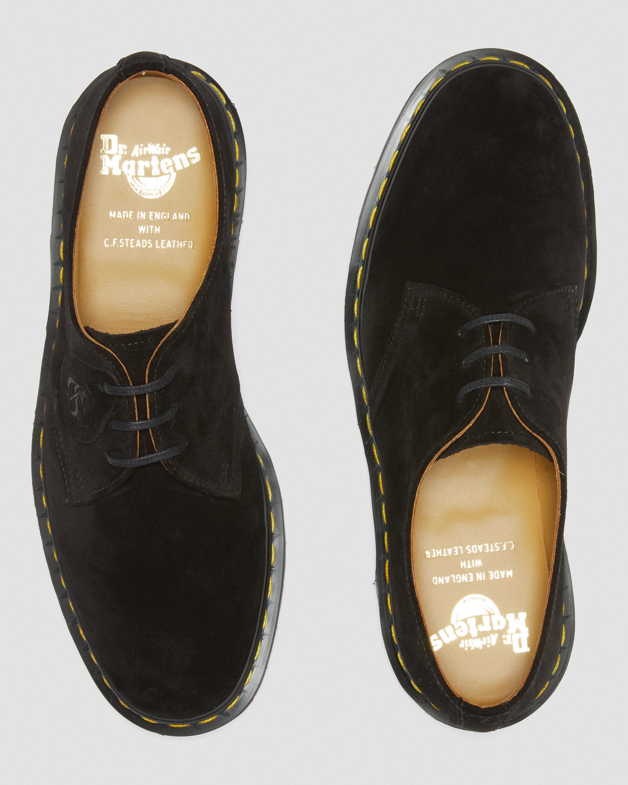 【美品】Dr.Martens ARCHIE II 3 UK5 Archie II Made in England Suede Oxford Shoes in BLACK | Dr. Martens™