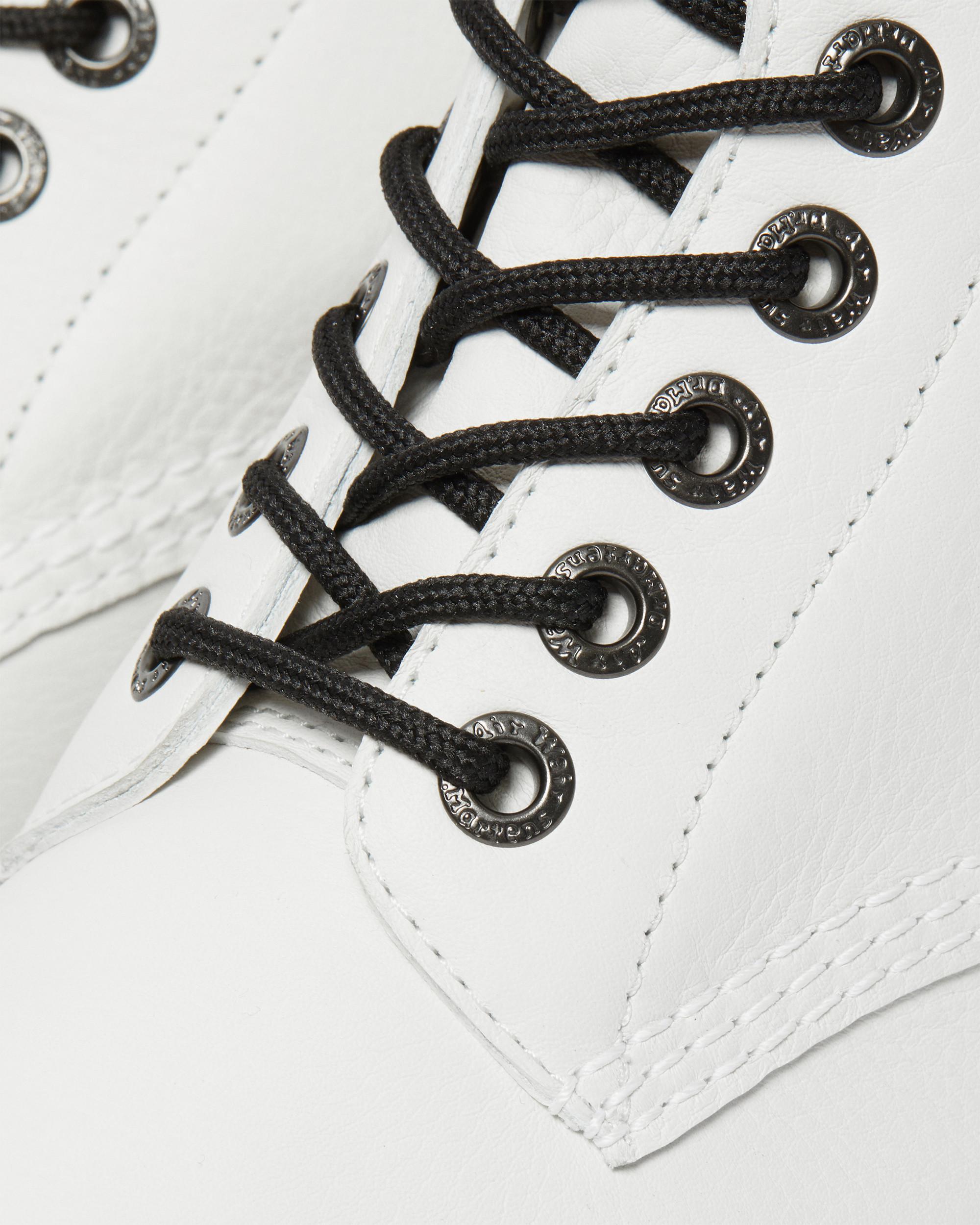 1460 Pascal Bex Pisa Leather Lace Up Boots in White | Dr. Martens