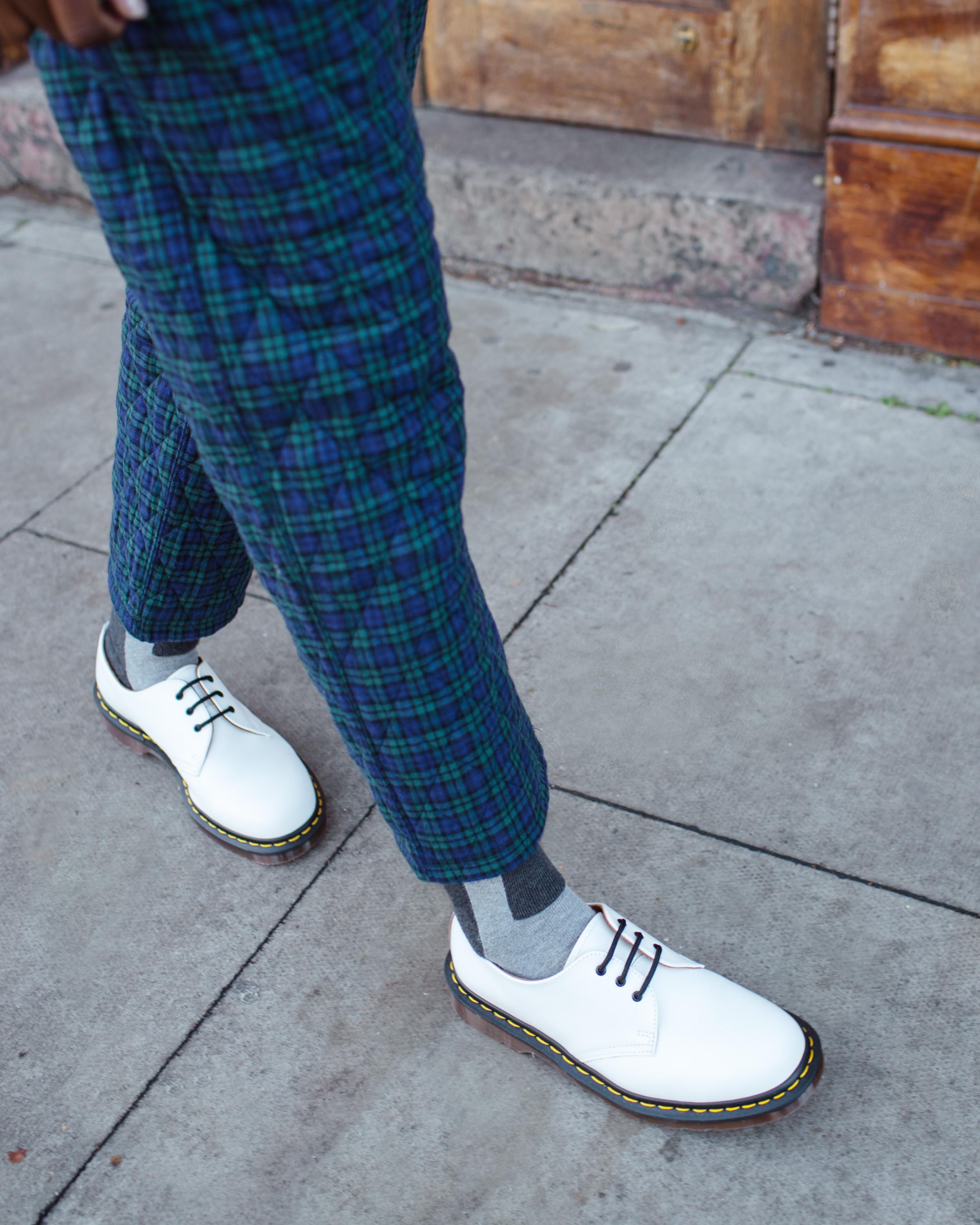 1461 Vintage Made in England Oxford Shoes in WHITE | Dr. Martens™