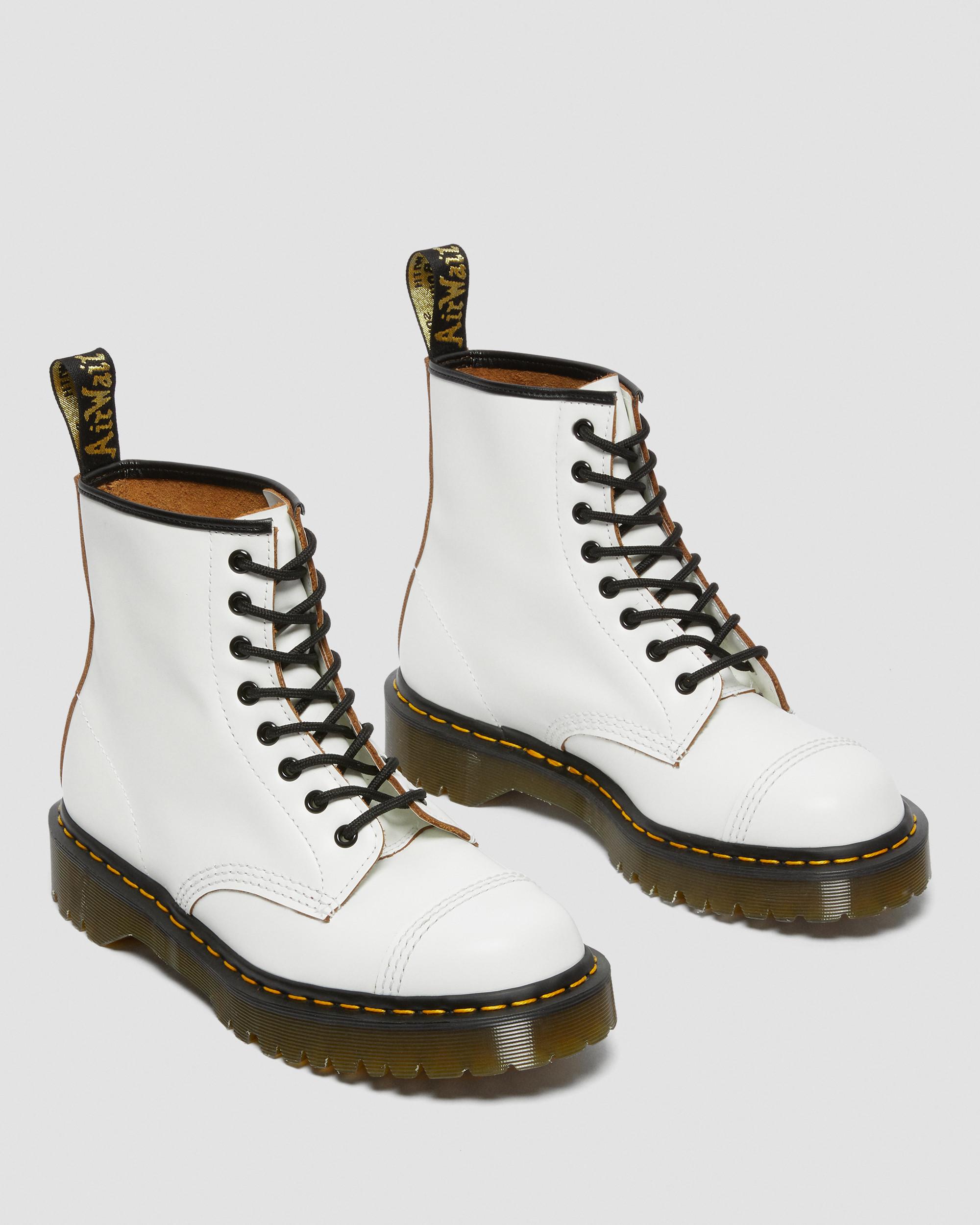 1460 Bex Made in England Toe Cap Leather Lace Up Boots1460 Bex Toe Cap Boots Dr. Martens