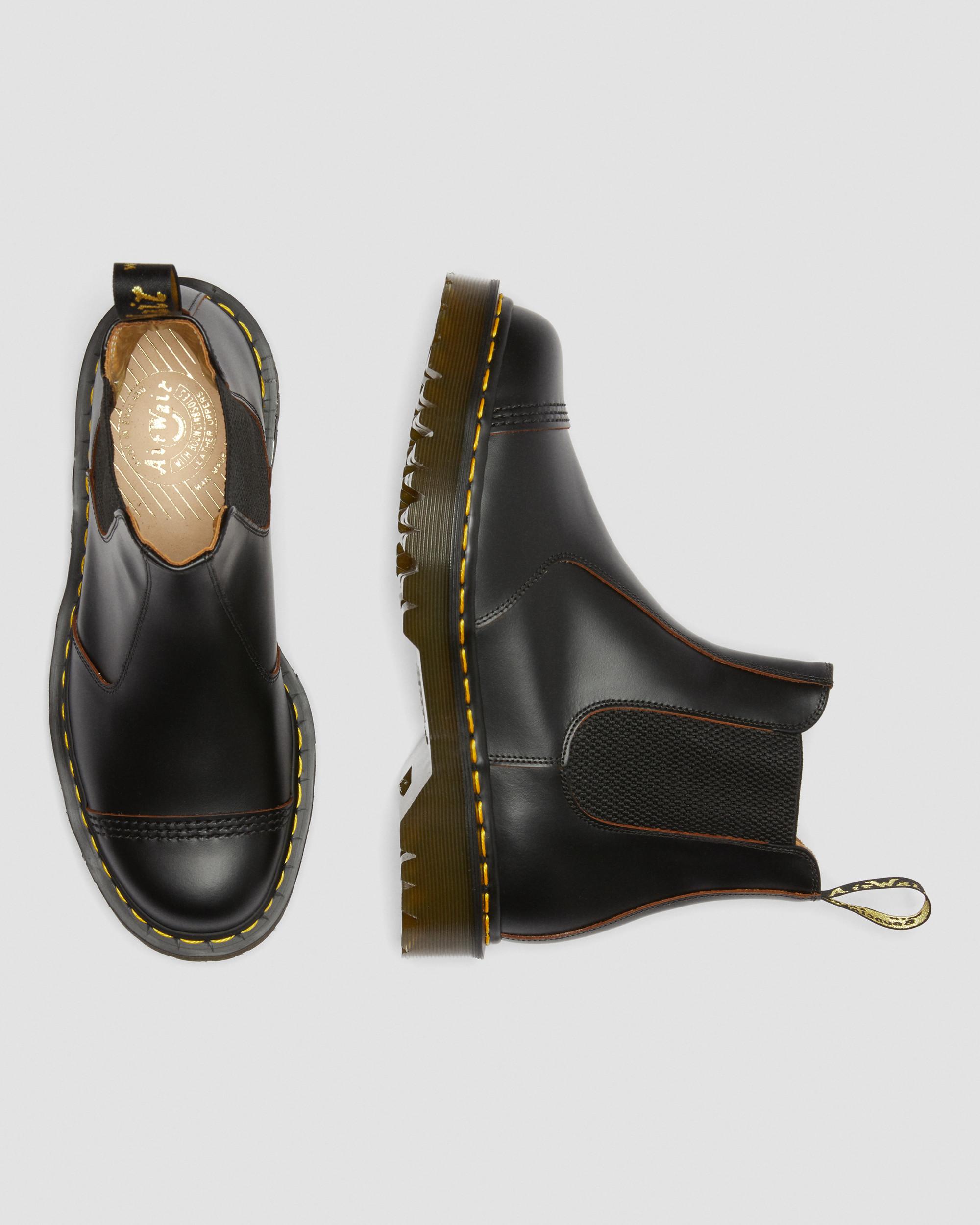 2976 Bex Made in England Toe Cap Chelsea Boots in Black | Dr. Martens