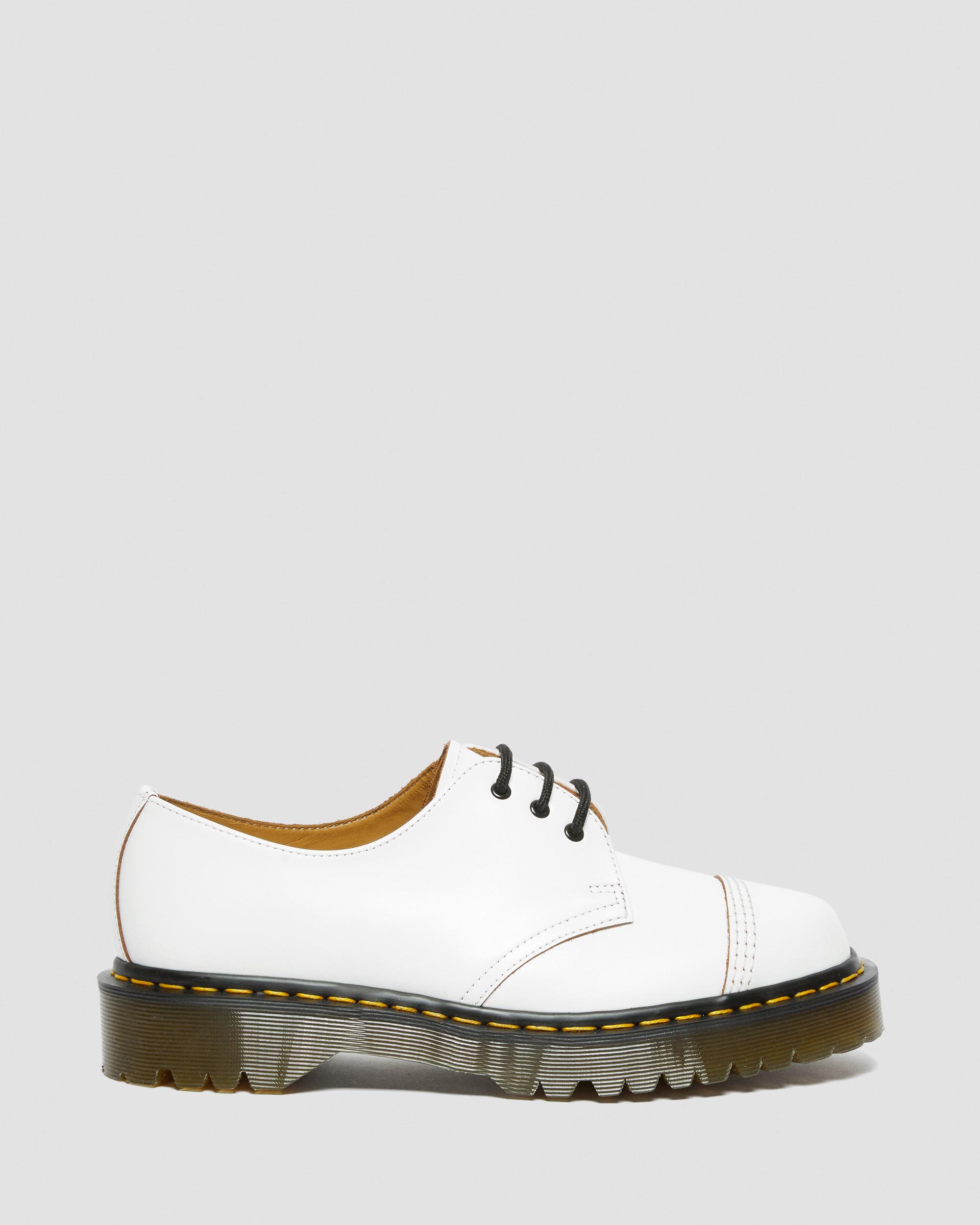 1461 Bex Made in England Toe Cap Oxford Shoes in WHITE | Dr. Martens™