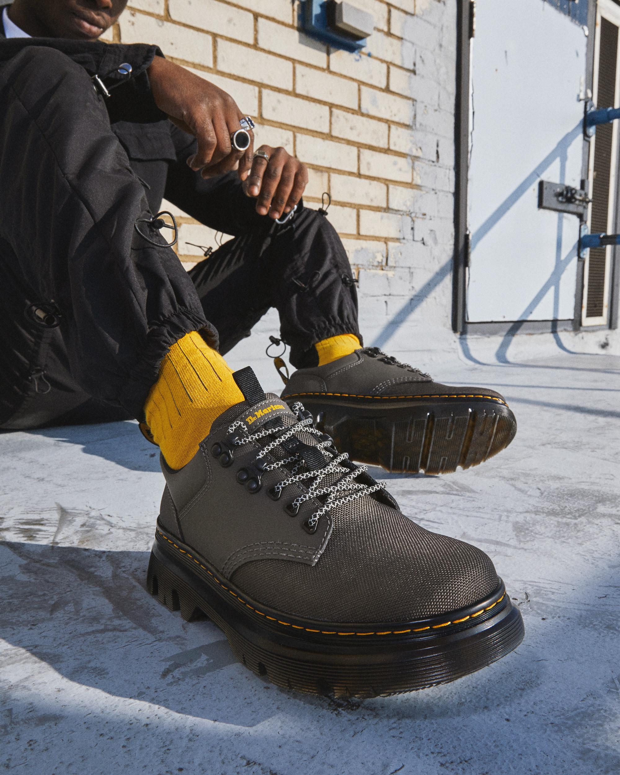 Tarik Lo Extra Tough Utility Shoes in GUNMETAL | Dr. Martens™