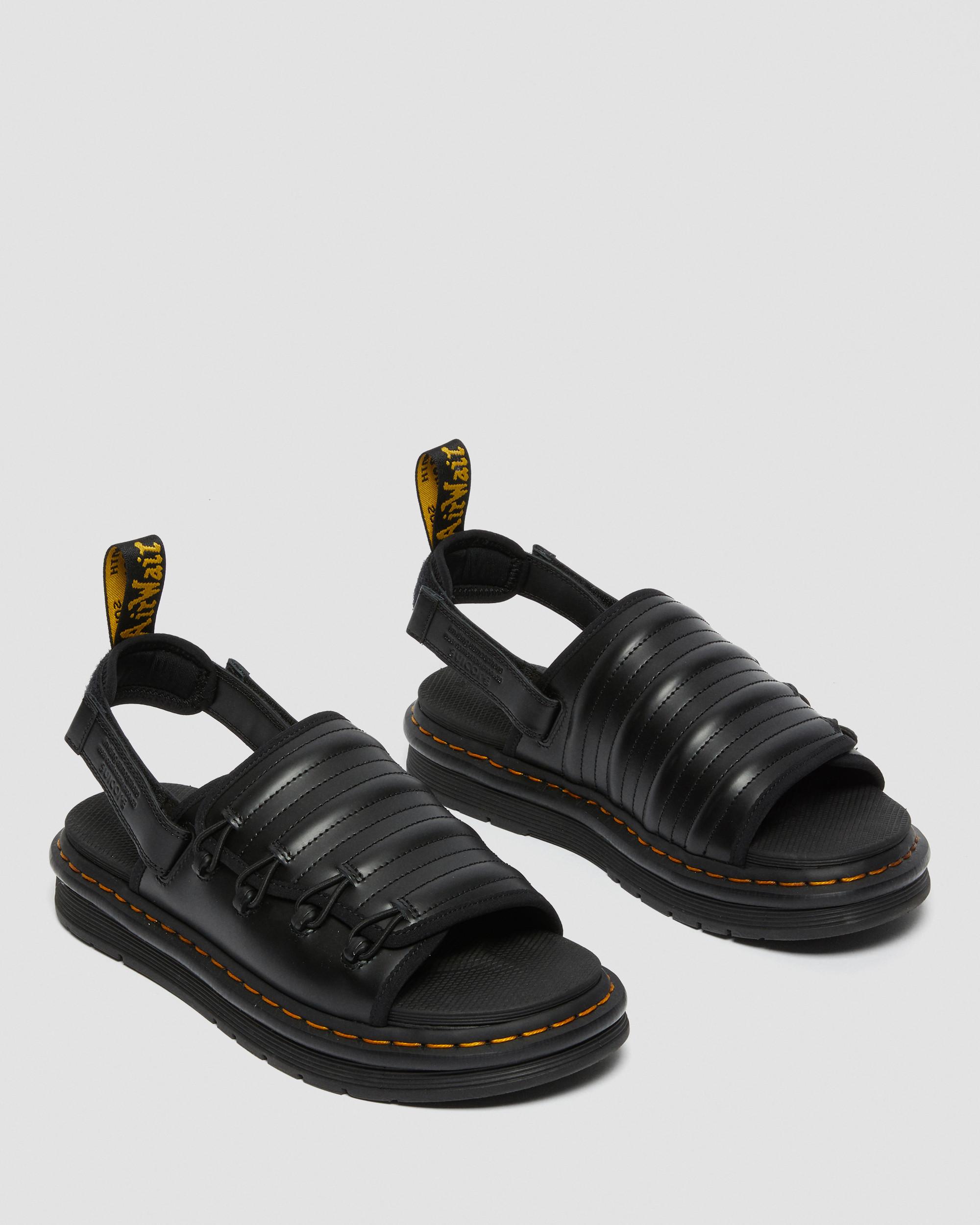 Mura Suicoke Leather Sandals in BLACK | Dr. Martens™