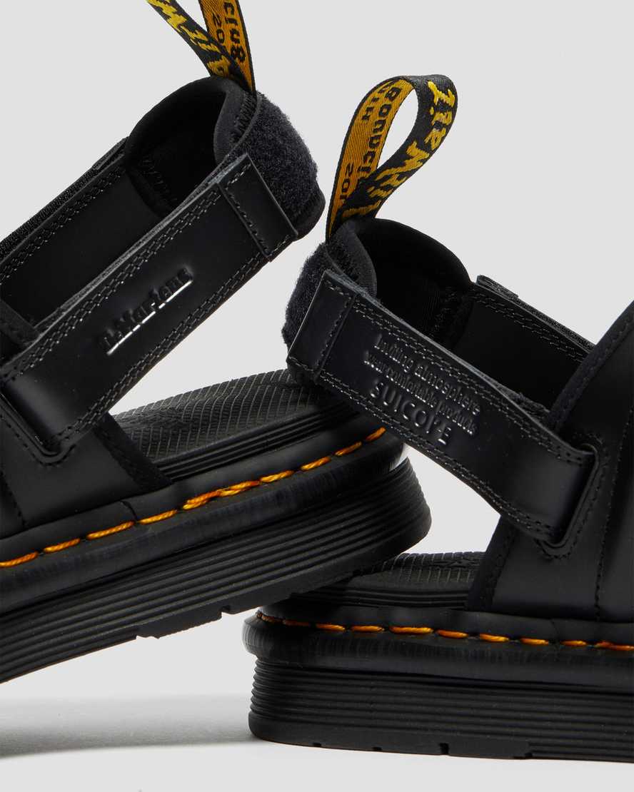 Shop Dr. Martens' Mura Suicoke Leather Sandals In Black
