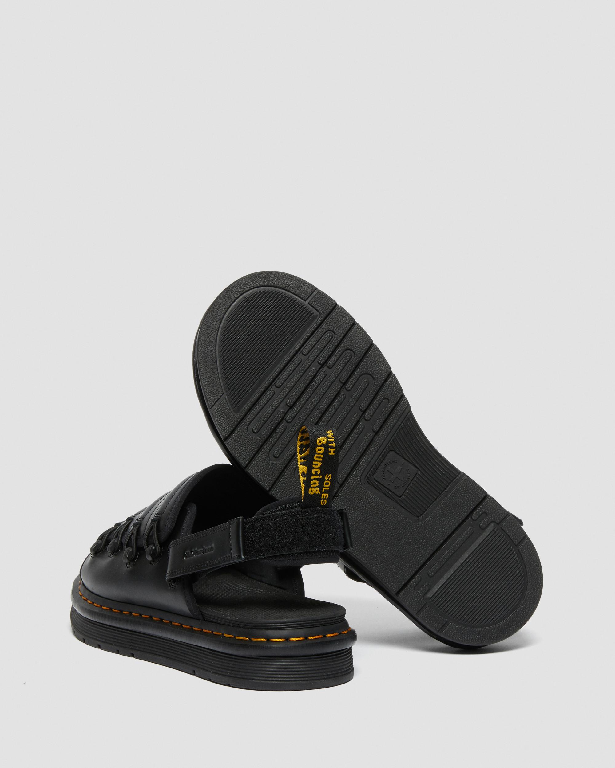 Mura Suicoke Leather Sandals in BLACK | Dr. Martens™