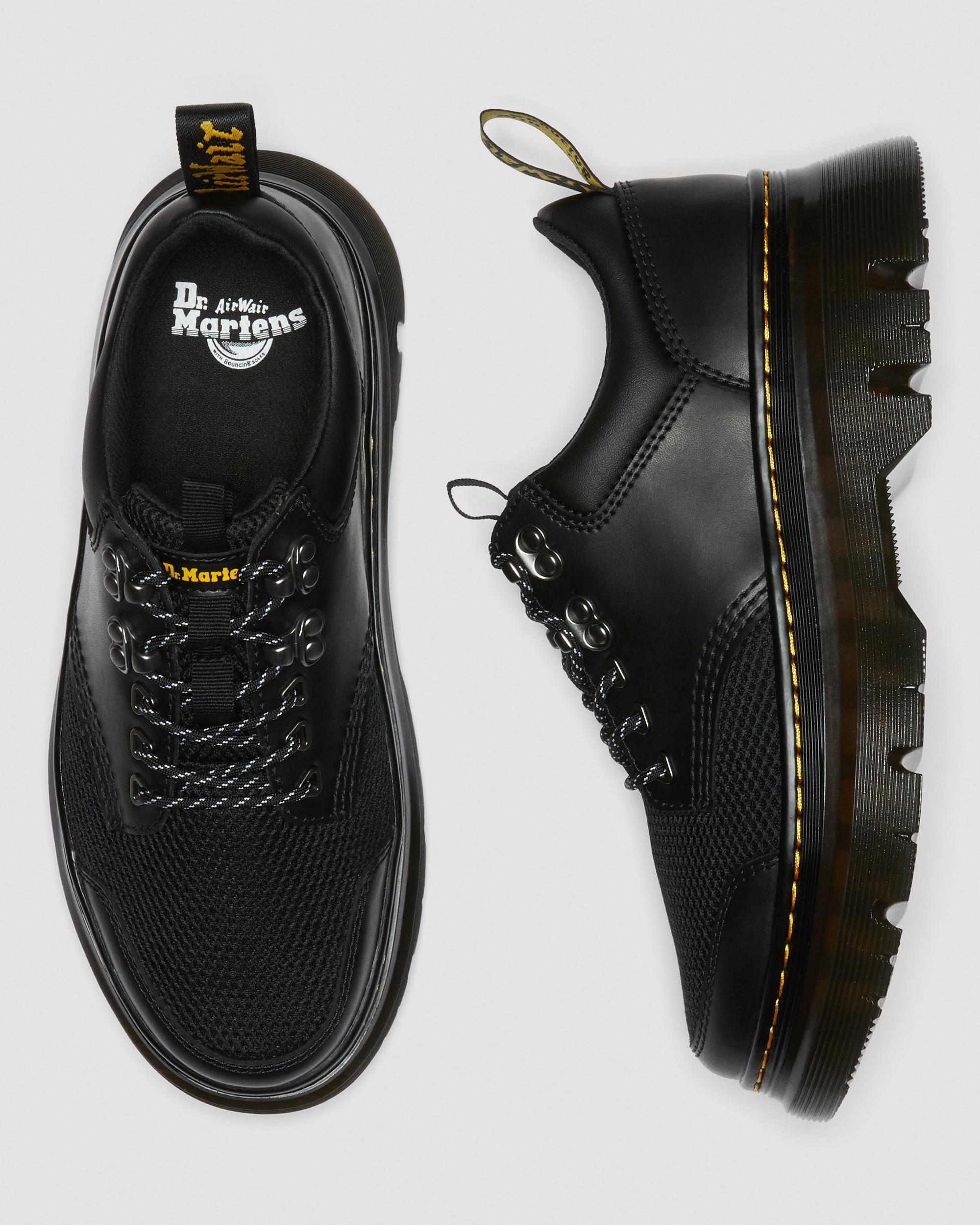 Tarik Lo Leather Utility Shoes in BLACK | Dr. Martens™