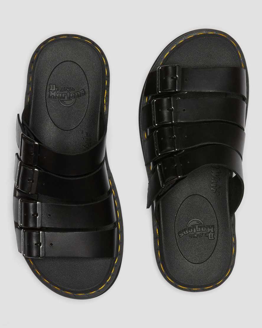 Tate Leather Slide SandalsTate Leather Slide Sandals Dr. Martens