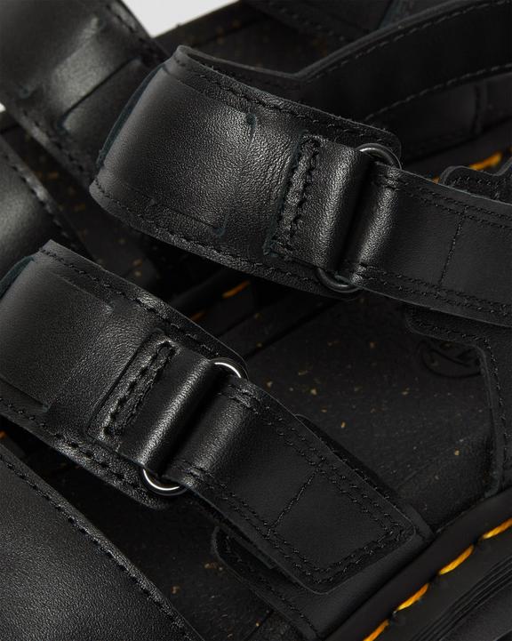 Ricki Nappa Lux Leather 3-Strap Platform Sandals BlackRicki Nappa Lux Leather 3-Strap Platform Sandals Dr. Martens