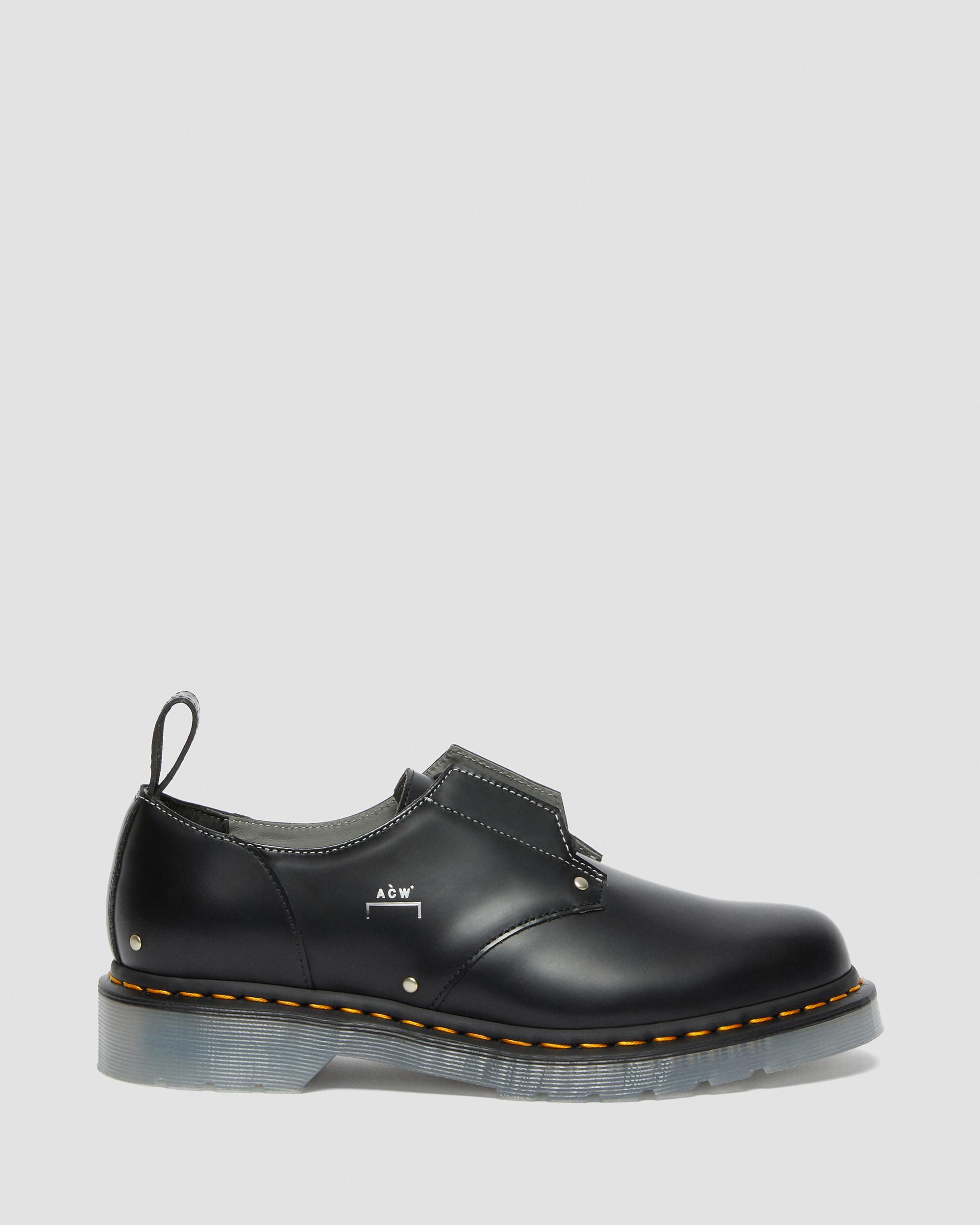 1461 ICED A-COLD-WALL* LEATHER SHOES in Black