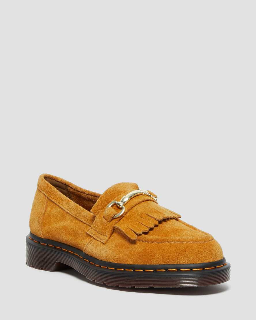 Turbine Monograph Shrine Adrian Snaffle Suede Loafers | Dr. Martens