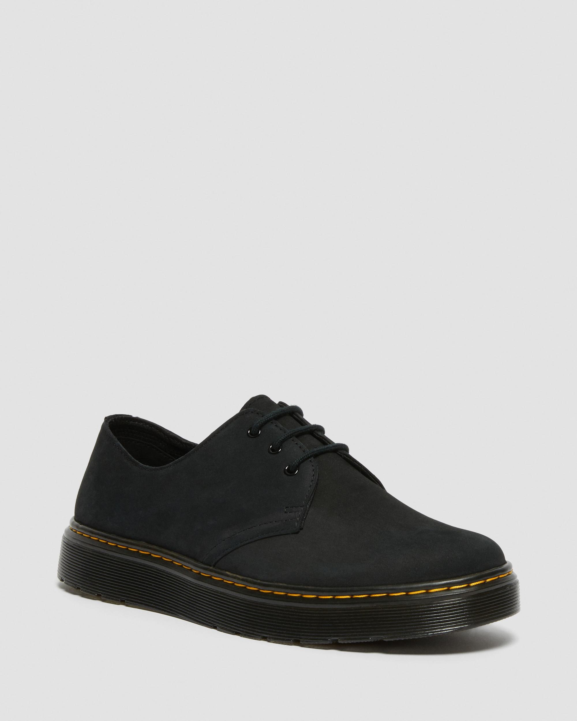 Thurston Lo Leather Shoes in Black | Dr. Martens
