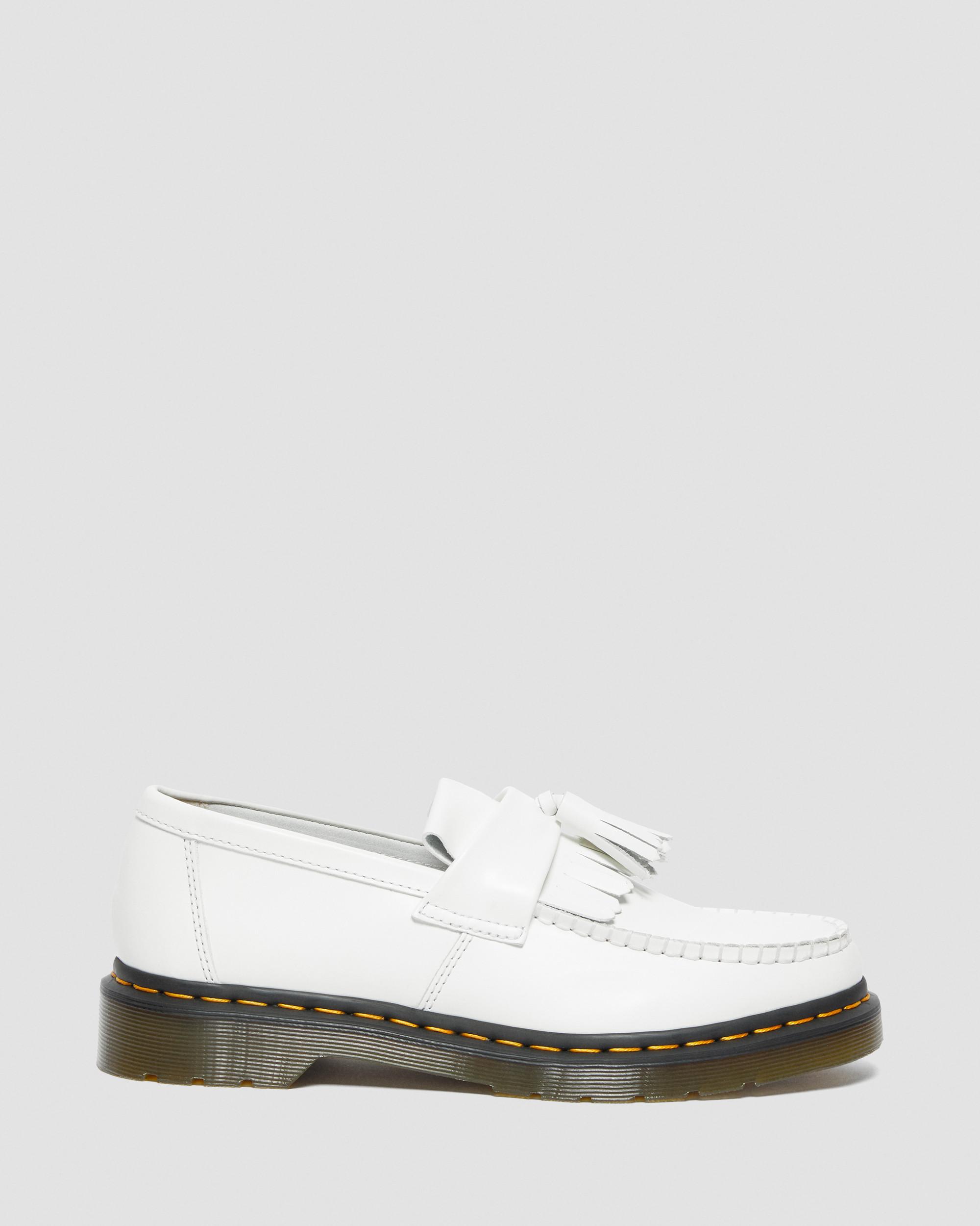 Adrian Yellow Stitch Leather Tassel Loafers in {{color}} | Dr
