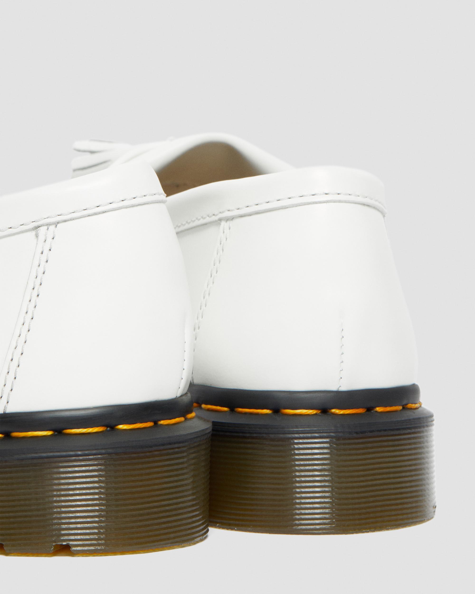 Adrian Yellow Stitch Leather Tassel Loafers in {{color}} | Dr