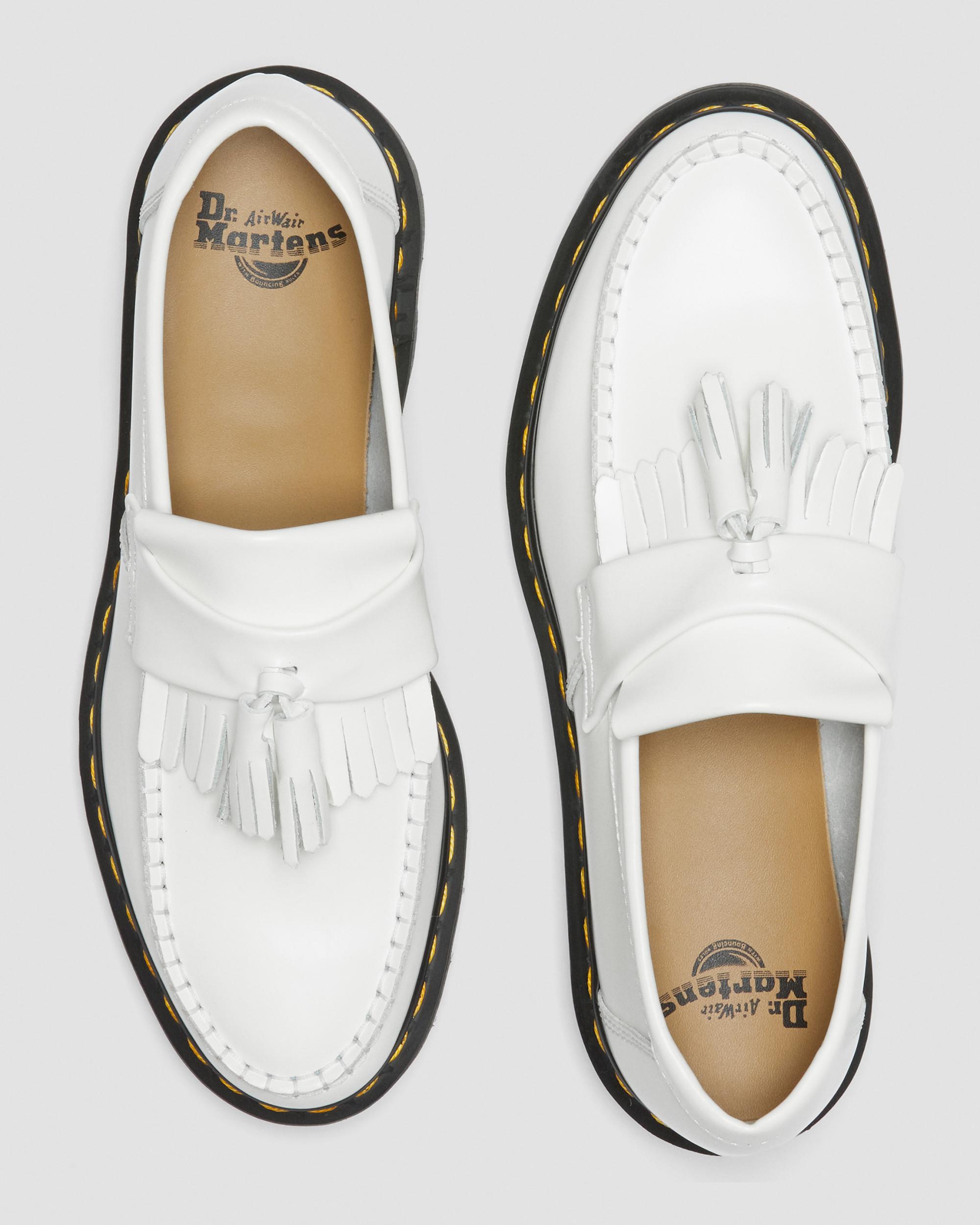 Adrian Yellow Stitch Leather Tassel Loafers in {{color}} | Dr