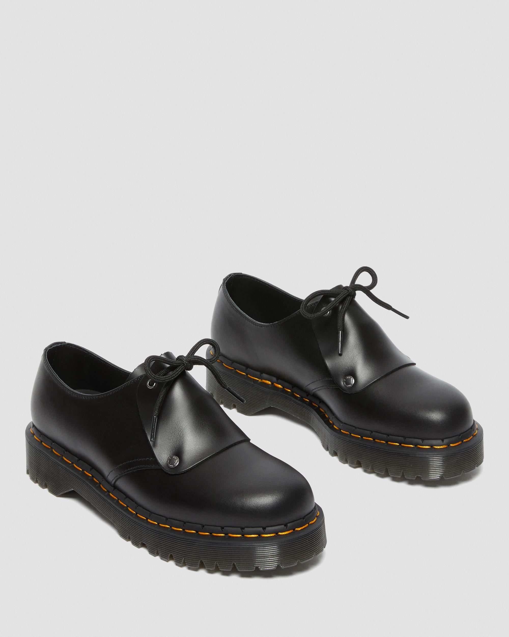 1461 Bex Brando Leather Oxford Shoes in BLACK | Dr. Martens™