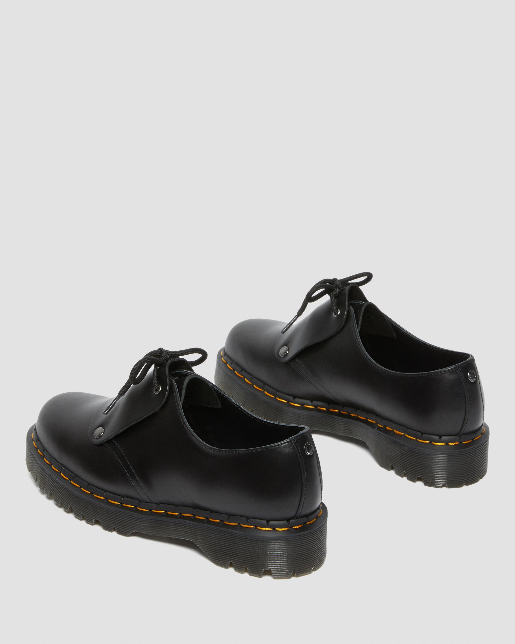 1461 Bex Brando Leather Oxford Shoes in BLACK | Dr. Martens™