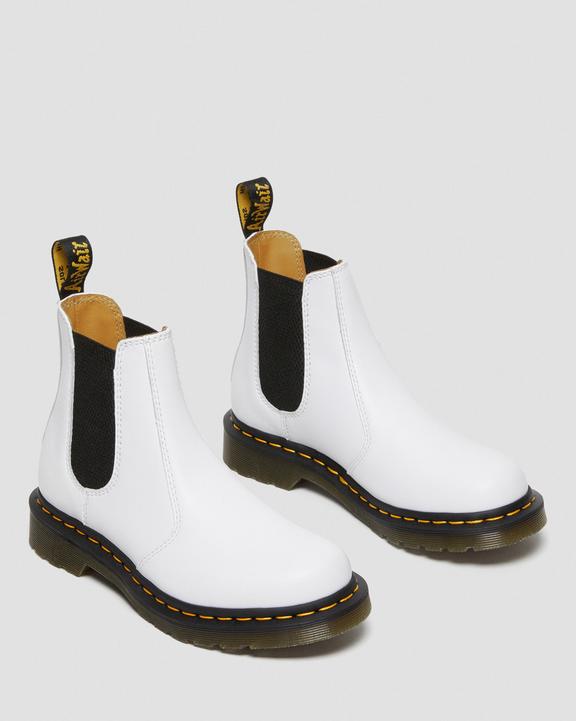 2976 Softy T Leather Chelsea Boots in White | Dr. Martens